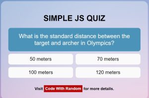 Build Multiple Choice Quiz App With Html Css And Javascript