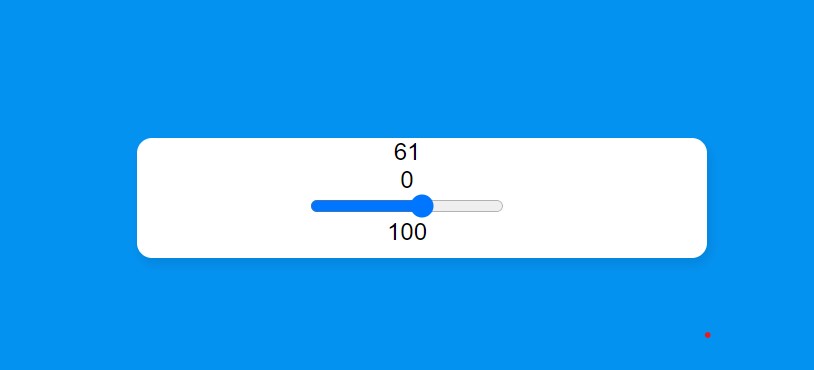 Range Slider With Min And Max Values Using HTML and CSS