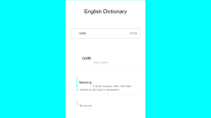 Dictionary App Using HTML,CSS and JavaScript Dictionary App Using HTML,CSS and JavaScript