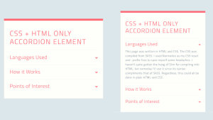 Responsive Accordion Using HTML And CSS