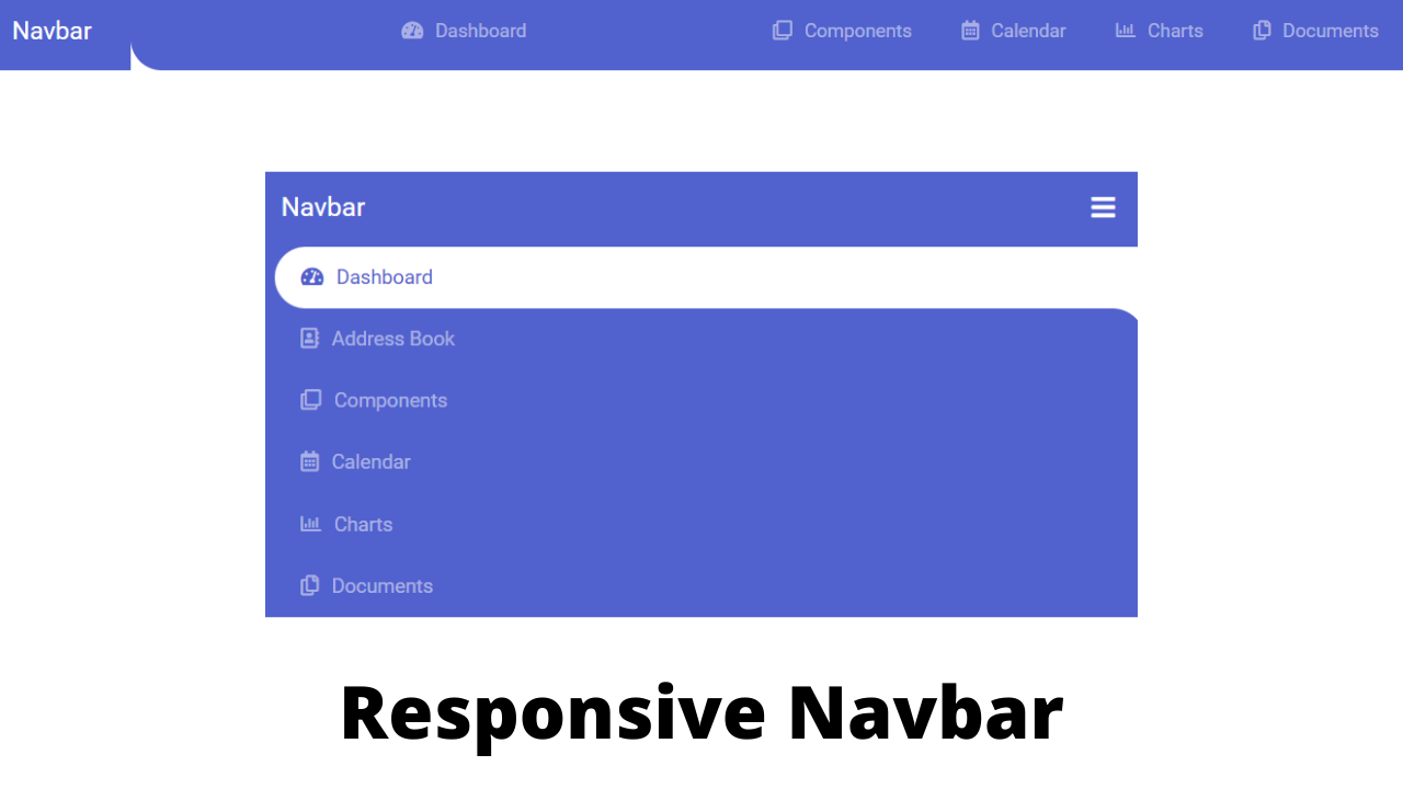 Create Responsive Animated Navbar Using Bootstrap