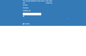 Weather App Using HTML,CSS and JavaScript (Source Code) Html Output