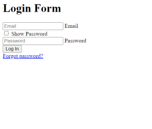 Animated Login Form using HTML and CSS 