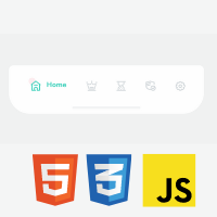 Tab Bar Animation Using HTML,CSS and JavaScript