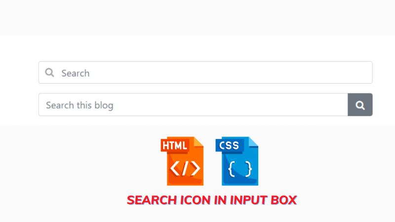 how-to-add-search-icon-in-input-field-using-html-and-css