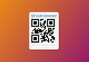 QR Code generator using Html Css JavaScript