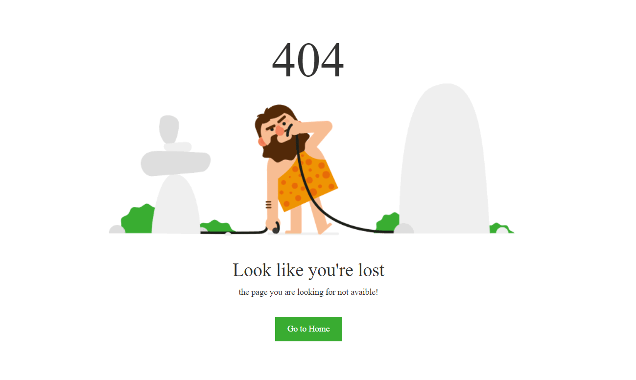 404 Error Page