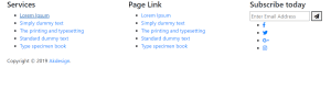 footer code html css