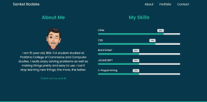 Portfolio Website Using Html And Css