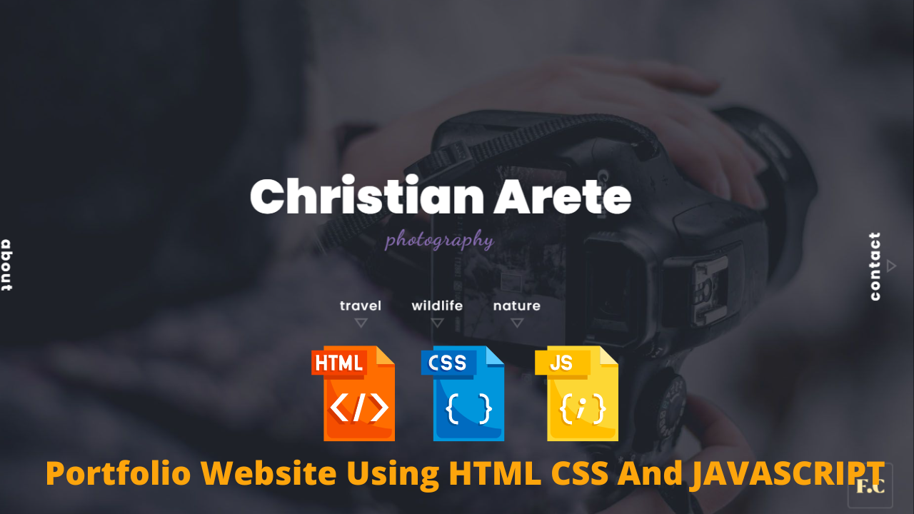 How To Create Portfolio Website Using HTML CSS And JAVASCRIPT Source 