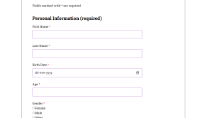Responsive Contact Form Using HTML and CSS (Source Code)