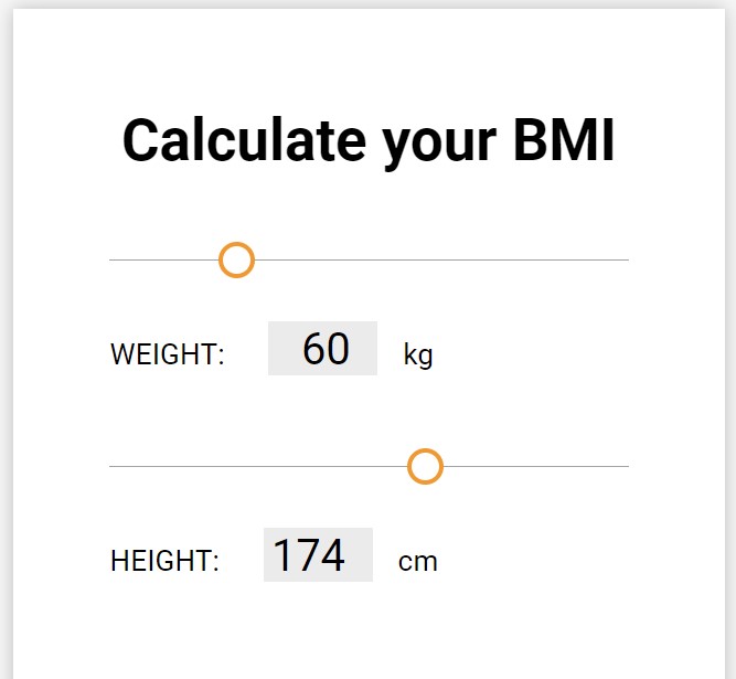 BMI Calculator Html