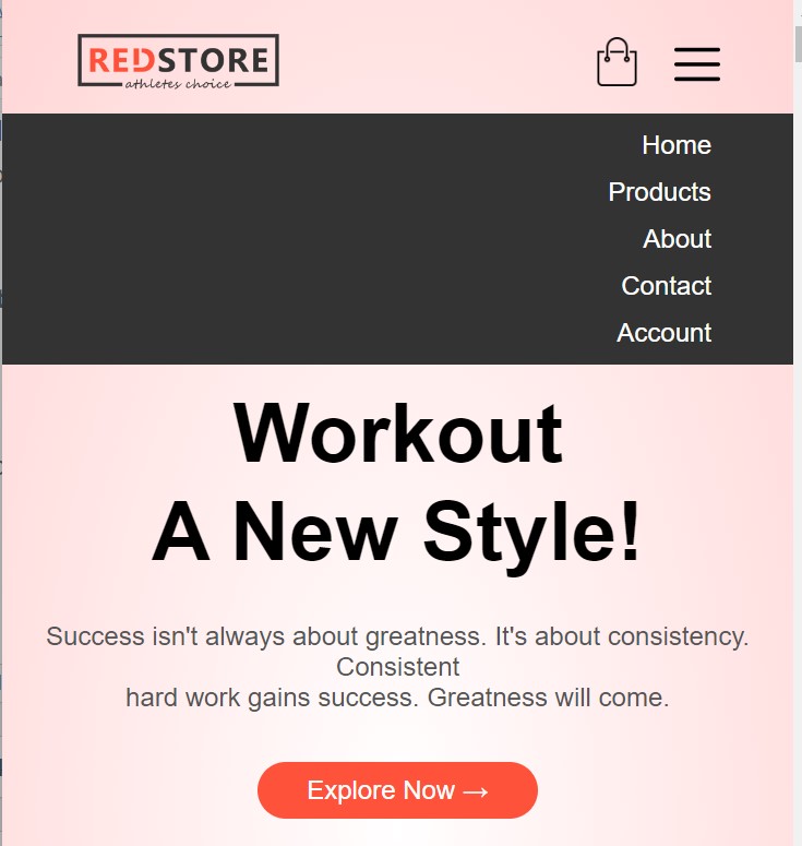 E-Commerce Website Using HTML ,CSS and JavaScript