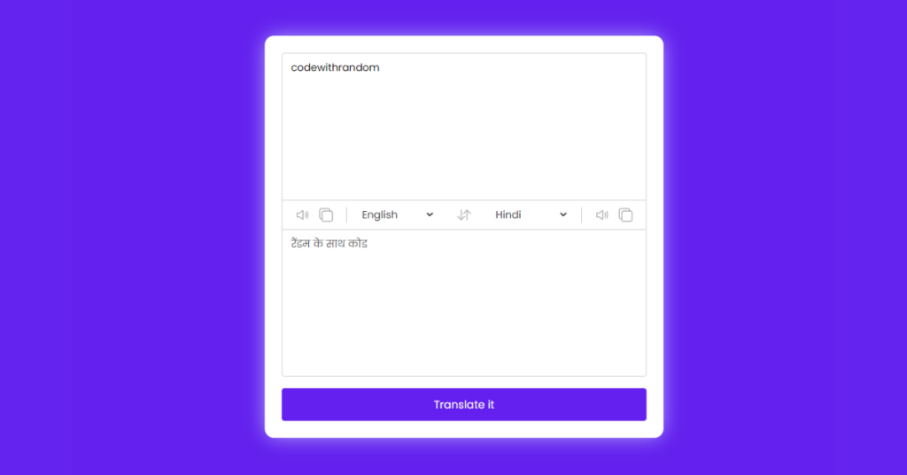 Language Translator JavaScript Code For Website