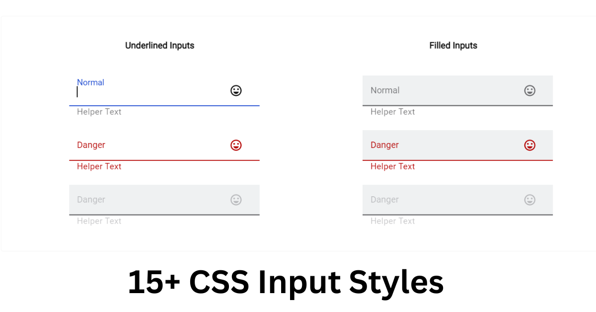 15 CSS Input Styles