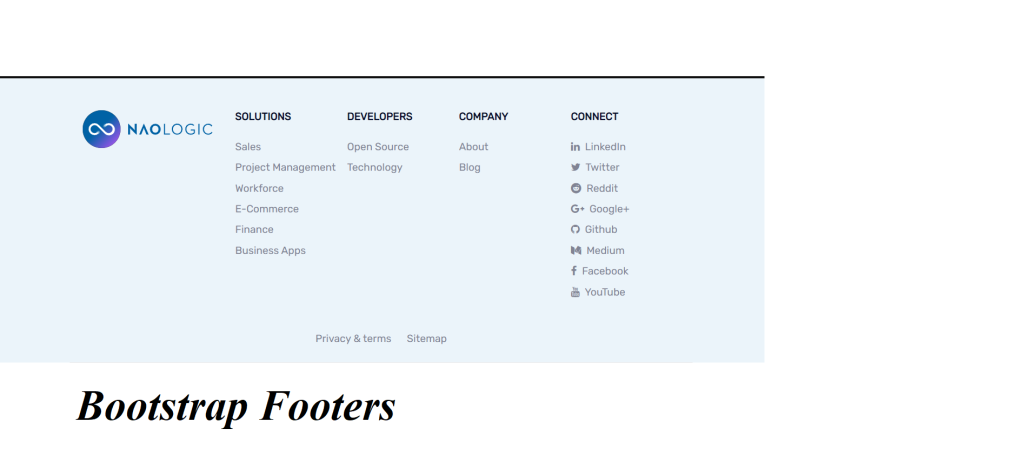  Bootstrap Footer Templates