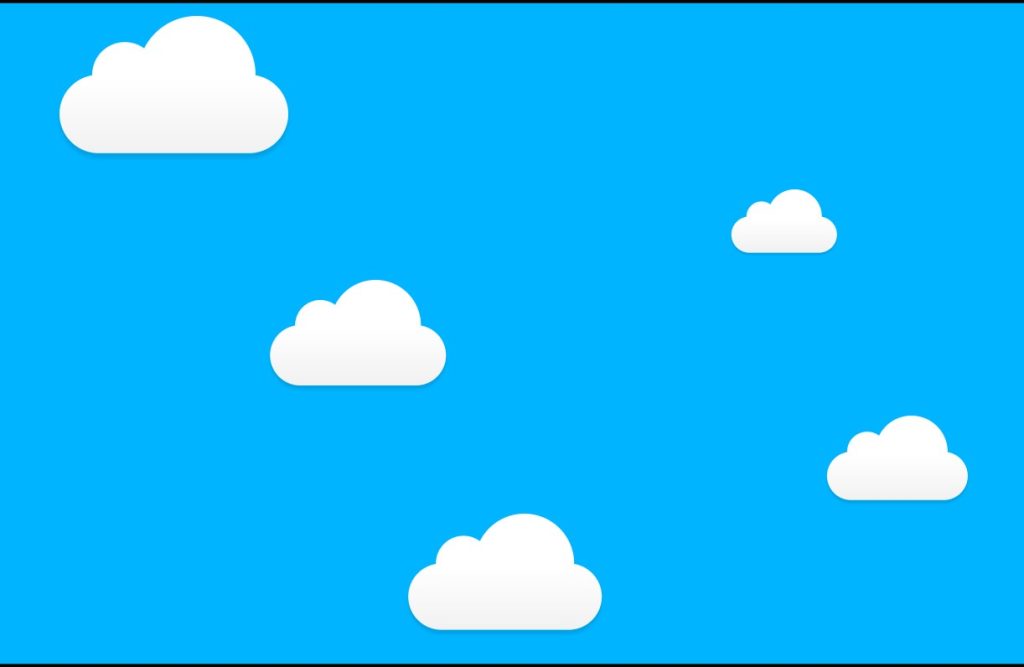 cloud animation css