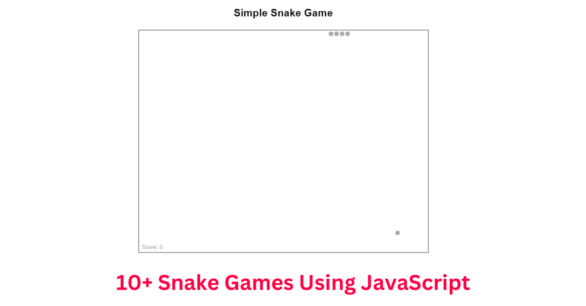 Snake Adventure Game in JavaScript Free Source Code