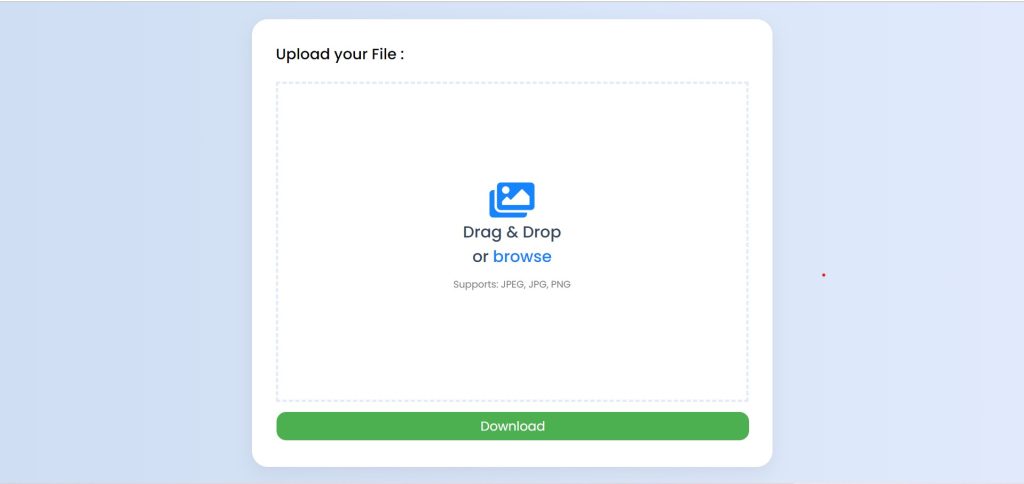 Drag and Drop File Upload With Preview Using JavaScript