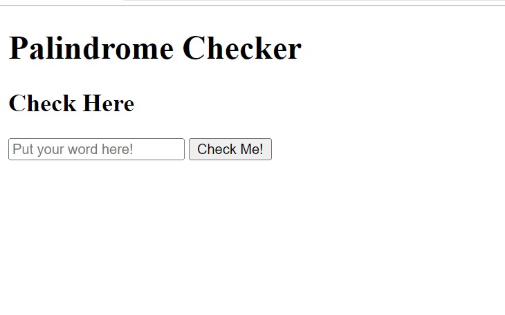 Palindrome Checker Using HTML , CSS & JavaScript