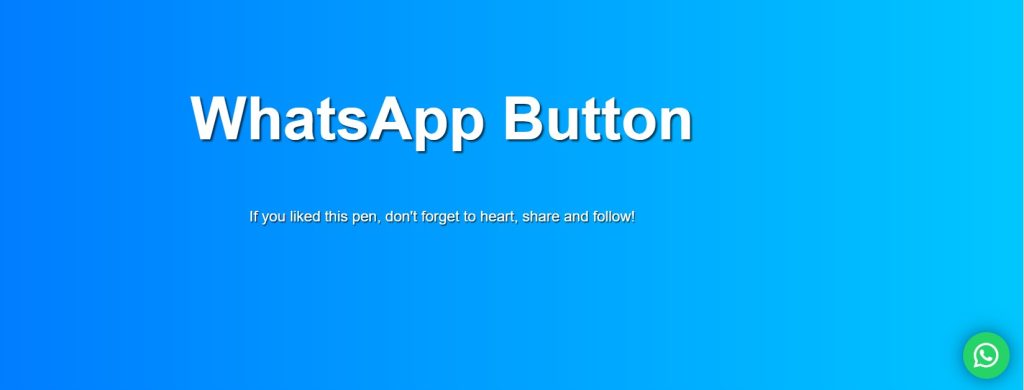 How to Add Whatsapp Share Button Using HTML & CSS