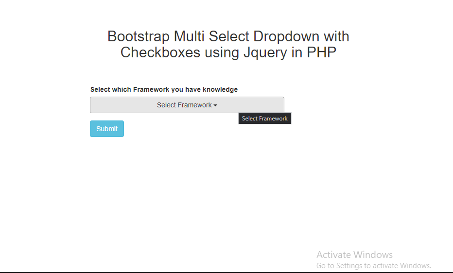 15+ Bootstrap Multiselect Dropdown