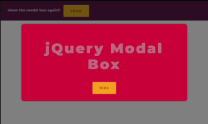 18 jQuery Modal Popup (Demo + Free Code)