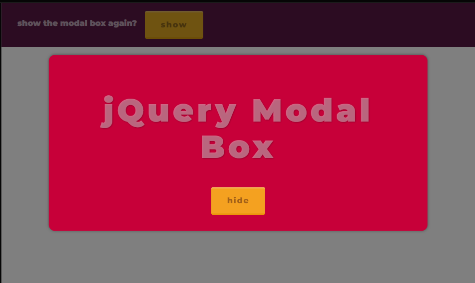 18 JQuery Modal Popup (Demo + Free Code)