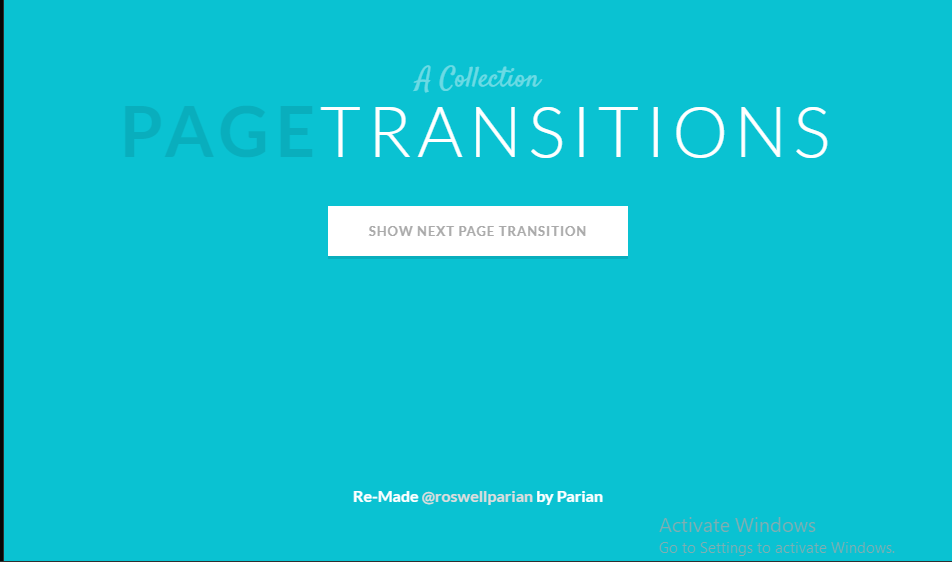 15+ CSS Page Transitions (Code + Demos)