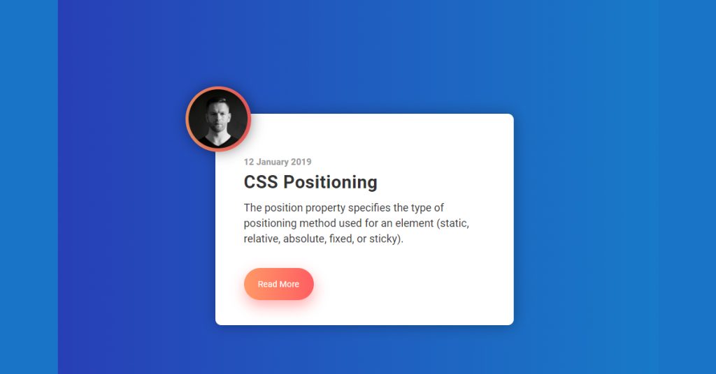 CSS Blog Card Design