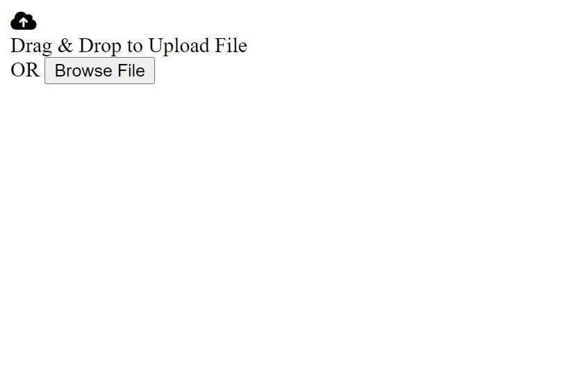 How to create Drag and Drop File Upload Using HTML & JavaScript