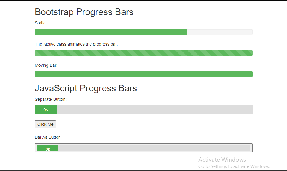 15+ Bootstrap Progress Bars (Demo + Code)