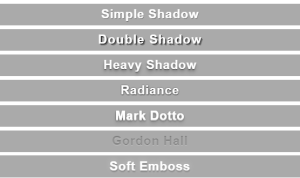 23 CSS Text Shadow Effects