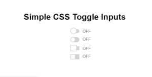 22 CSS Toggle Switches