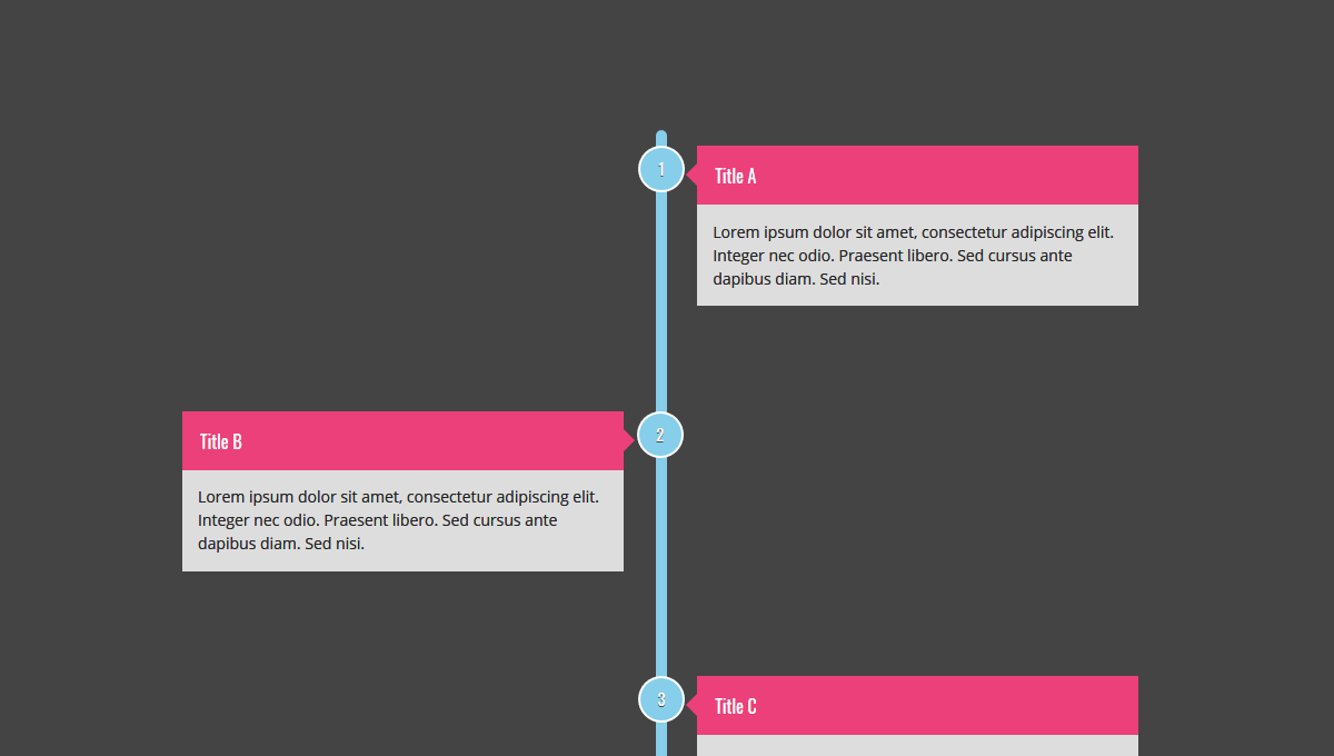 30+ CSS Timelines (Example + Code)