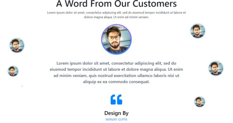 Top 15+ Bootstrap Testimonial Carousel Examples