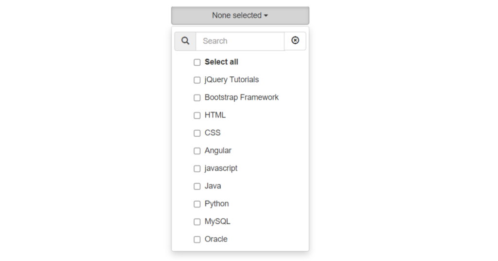 27+ Bootstrap Multiselect Dropdown (Demo + Code)