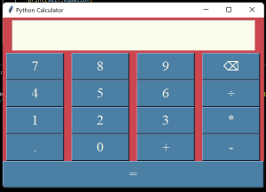 How to build a calculator using python calculator