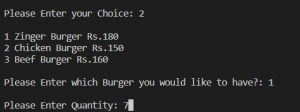 Creating a Fast Food Ordering System using C++ (Source Code)