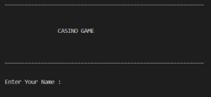 Creating a Casino Game using C++