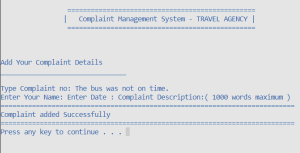 Complaint Management System using C++ (With Source Code) Complaint Management System using C++