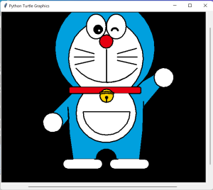 How to Draw Doraemon using Python Turtle