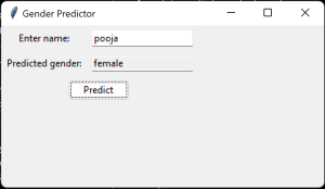 Prediction the Gender Using Python