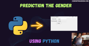  Prediction the Gender