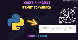 Weight Conversion using Python 