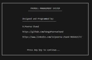 Payroll Management System Using C++ (With Source Code) Payroll Management System Using C++