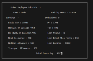 Payroll Management System Using C++ (With Source Code) Payroll Management System Using C++