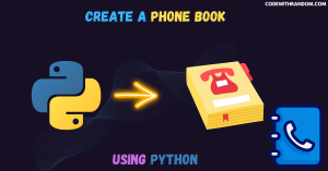 Phonebook Using python