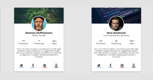 Read more about the article 31+ CSS Profile Cards Examples