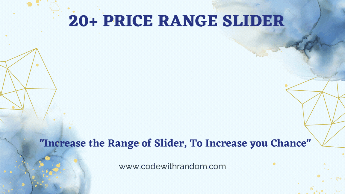 20+ Price Range Sliders